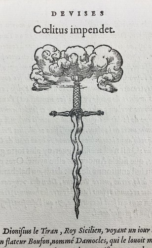 épée damoclès 1557 - de,