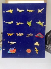 LOT DE 17 PIN'S AVION AVIATION