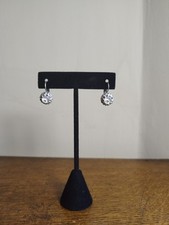 Belles boucles d'oreilles Dormeuses Vintage Marque Satellite