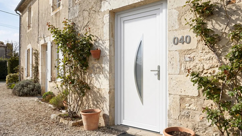 Porte entrée pvc - porte, d'entrée