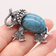 Broche Eléphant  Pierre