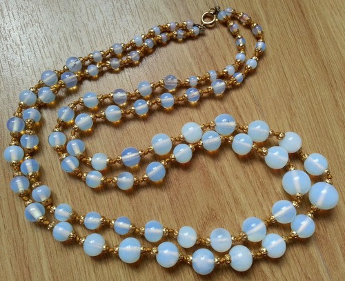 Collier double rang vintage - double,