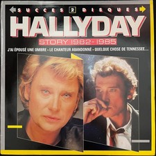 JOHNNY HALLYDAY Story 1982 - 1985 Compilation Polygram LP 33T