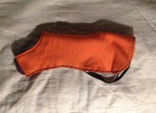 pull couverture polaire réversible orange et mauve Taille L