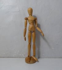 Mannequin en bois modèle articulé dessin 33cm TBE vintage