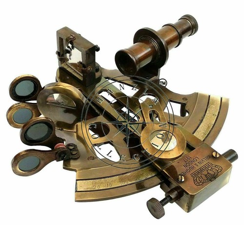 Sextant nautique laiton - , 5"