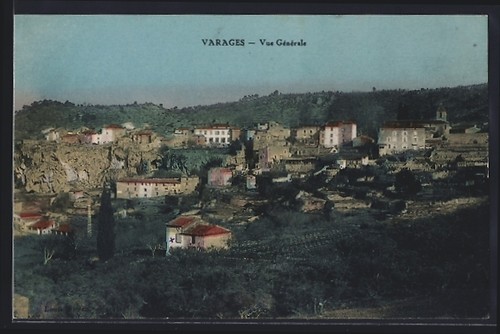 Cpa varages vue générale - cpa,