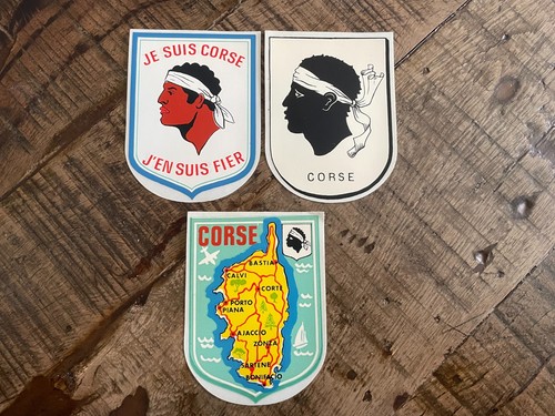 Autocollants corse tete de - corse,