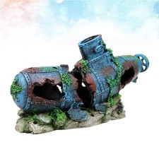 Habitat sous-marin Habitat Habitat Pish Tank Decorative Accesstes Aquarium coulé