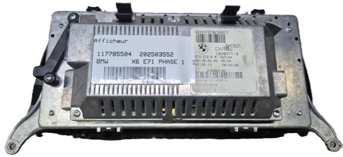 Ecran gps bmw e71 - phase, 1