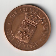 Médaille en Bronze Ville de NANCY Conservatoire de Musique 1er Prix Solfege 1896
