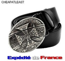 Ceinture Biker + Boucle Croix de Fer West Coast Choppers amovible self défense