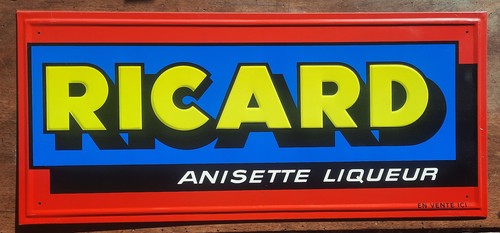 Ancienne plaque tole ricard - ancienne,