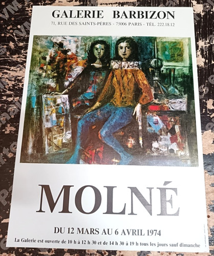 Affiche exposition peintre - affiche,