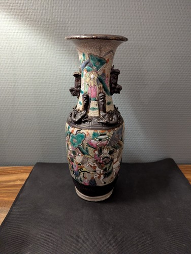 Beau ancien vase en - vase,