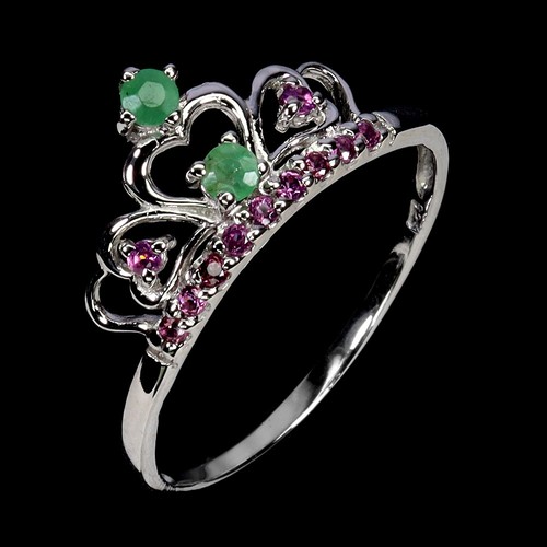 925 bague argent - en, rond