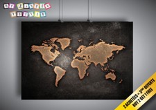 Poster CARTE DU MONDE WORLD