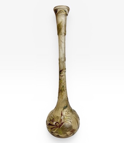 émile gallé vase à décor - -,