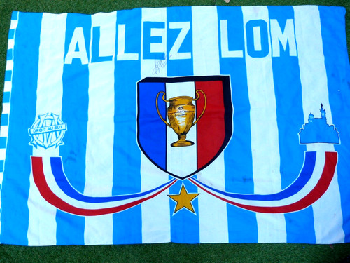 Drapeau olympique marseille - olympique, de