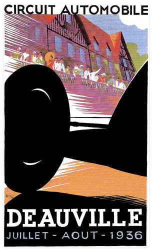 Affiche poster deauville - affiche,