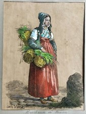 Lithographie encadrée de