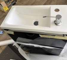 Meuble Lave Mains DECOTEC SMARTY NOIR