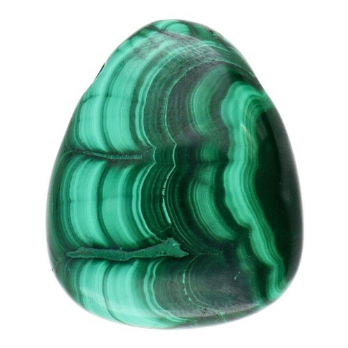 Pendentif malachite percée - en,