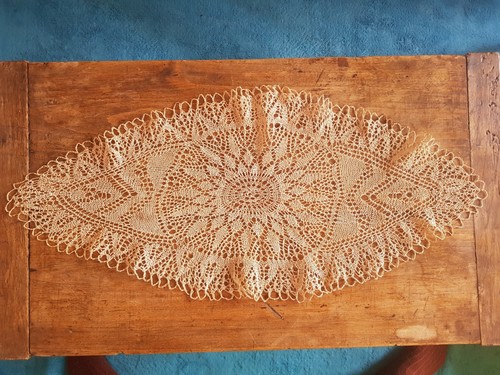 Napperon ancien crochet 65x29 - napperon,