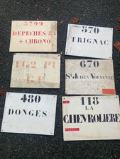 plaques Fourgon postal SNCF