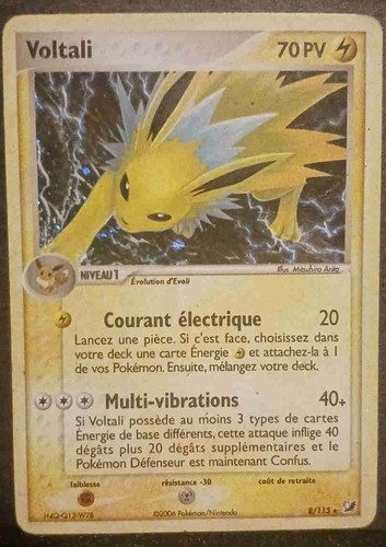 Carte pokemon voltali - carte,
