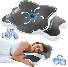 Oreiller orthopédique cervical ergonomique mémoire forme confort nuit profonde