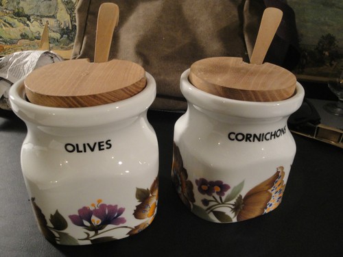 Pots condiments porcelaine - à,