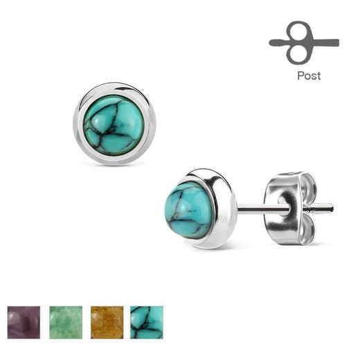 Boucles oreilles acier et - d'oreilles,
