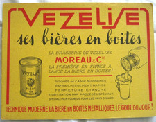 Buvard Brasserie VEZELISE