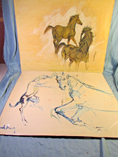 Fond d'atelier 2 croquis de