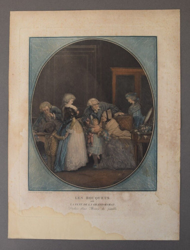 Gravure aquatinte les - aquatinte, "les