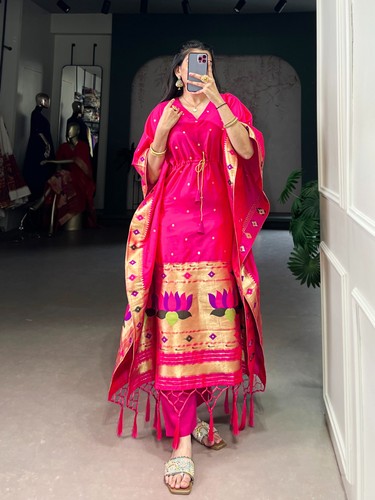 Indien paithani caftan pure - paithani,