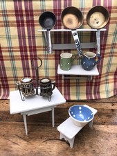 Meubles Cuisine Ou Magasin Maison De Poupée Ancienne Vers 1930