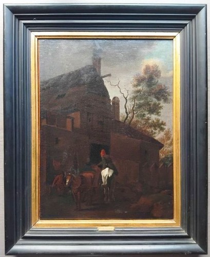 Antique dutch framed - dutch, oil