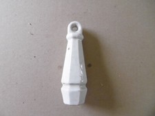 1 POIGNET PORCELAINE CHASSE D'EAU W-C SALLE DE BAIN ANCIEN INDUSTRIEL.