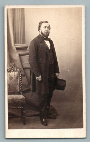 Cdv 1870 homme chapeau - cdv,