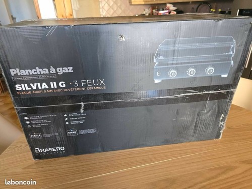 Plancha gaz brasero silvia - plancha,