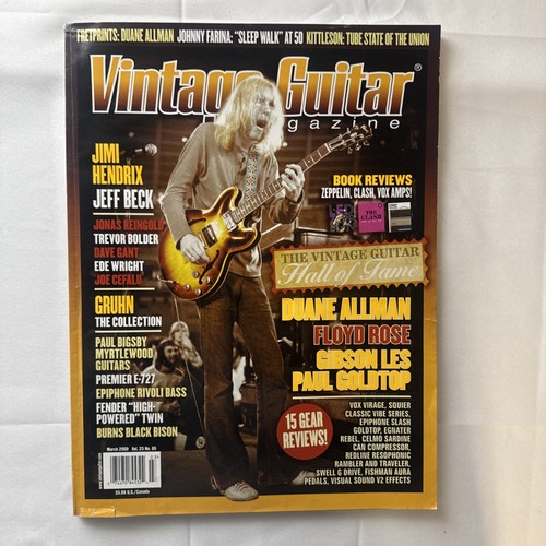 Vintage guitar magazine march - magazine,