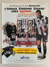 PUBLICITE 1999 - L'ESPACE ZINEDINE ZIDANE CHEZ AUCHAN