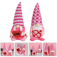  2pcs Saint-Valentin Gnome Gnome Home Romantic Gnome Decor Gnome Doll Festival