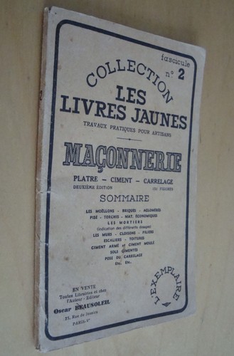 Collection les livres jaunes - livres,