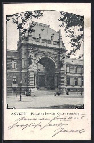 Cpa anvers palais justice - anvers,,