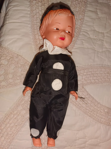 Poupée vintage pierrot - poupée,