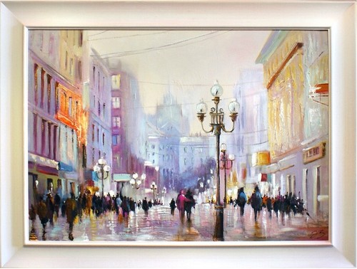Paris 84x63 peinture - 84x63, À