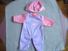 Vêtement : Combinaison  pour poupon  36 cm env . compatible corolle